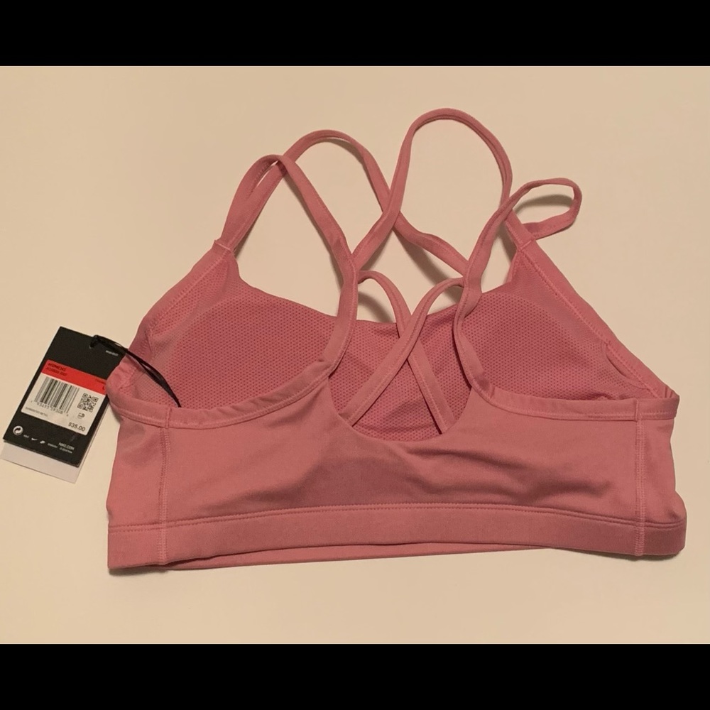 Nike favorites sports bra medium pink activewear - Picture 2 of 5